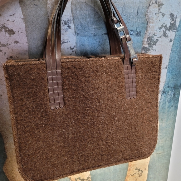 Vintage Chanel wool tote - Picture 1 of 8